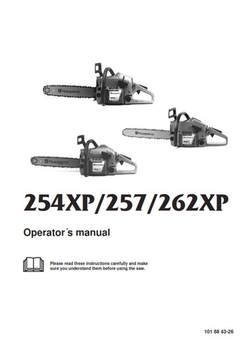 Husqvarna chainsaw 254xp 257 - chainsaw,