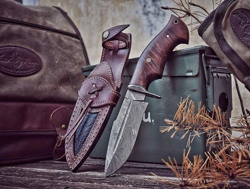 Custom handmade damascus steel - handmade,