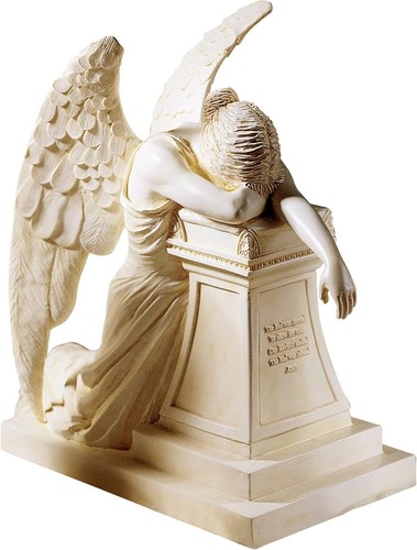 Angel grief memorial statue - grief,