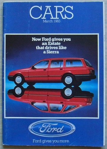Ford car range - range, sales