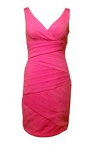 JS Collections Barbie Style Pink Bandage Bodycon Dress Size UK 12
