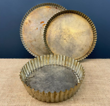 3 X VINTAGE TART FLAN QUICHE