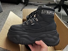 Buffalo Blader Vegan Hiking Boot Black, Size 6.5 UK