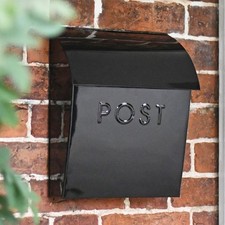 Lockable Wall Mounted Post Parcel Box - Secure Mail Letter Box