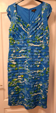 Alexon Shutter Dress Blue
