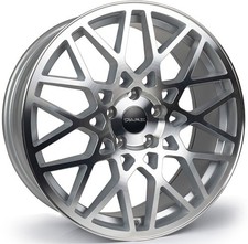 Alloy Wheels 18" Dare LG2 Silver Polished Face For Alfa Romeo 156 GTA V6 02-08