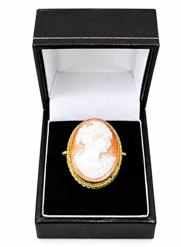 9ct gold cameo - , ring