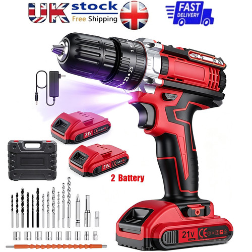 21v cordless drill 2 - cordless,