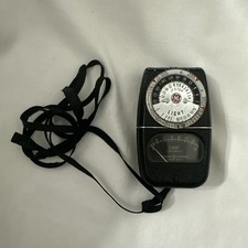 Vintage GE Exposure Meter Light Type DW-68 - Used working Black