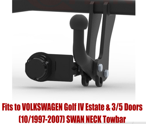 Swan neck tow - for, vw
