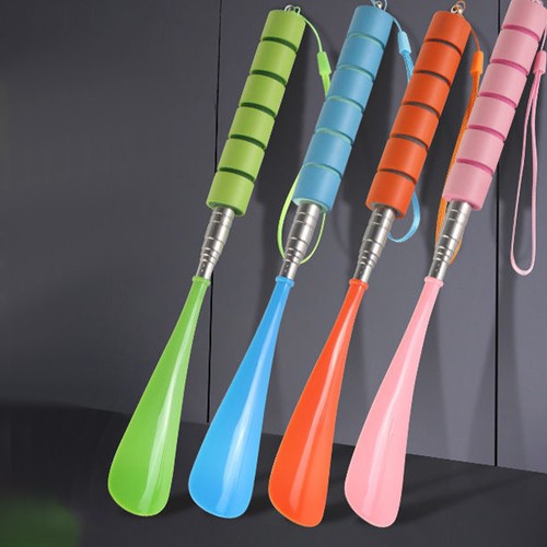 Shoe horn long handle - horn,