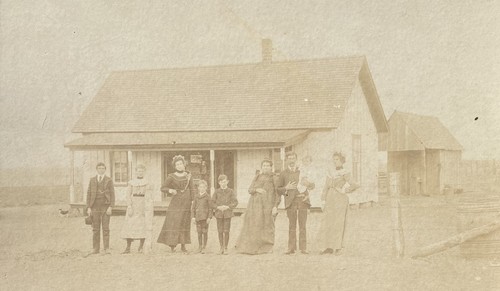 Antique cabinet card photo - cabinet,
