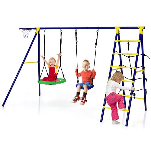 Outdoor kids swing set - outdoor,