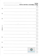 Filofax A5 size - To Do