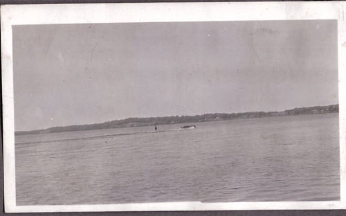 Vintage photograph boat water - photograph,