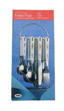 VINERS FRESH FRUIT DESIGN 24 PIECE HANGING CUTLERY SET WITH STAND
