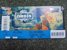 Unused Oasis Heaton Park 7th June 2009 Official Ticket