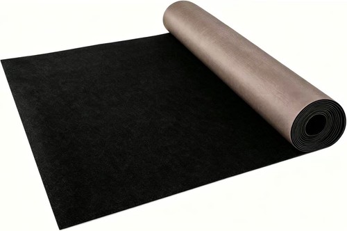 3x5ft black non slip rug - , pad