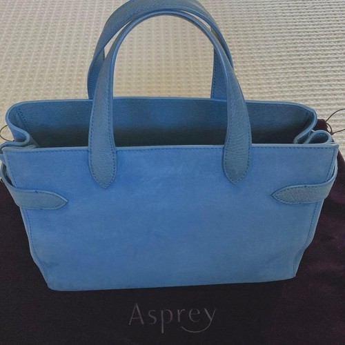 Authentic asprey suede handbag - asprey,