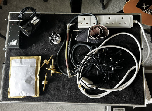 Guitar pedal board flight case
