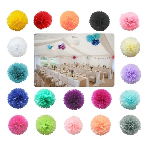 Hanging tissue paper pom - 5,