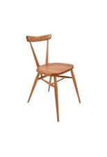 Ercol stacking chair ash - ercol, lt