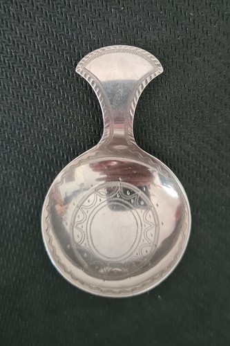 Sterling silver georgian caddy - silver,