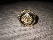 9ct gold Man Utd signet ring