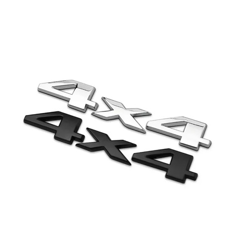 Metal car trunk - car, badge