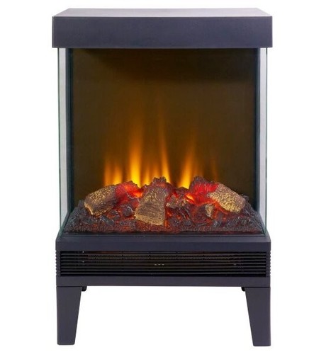 Black electric stove - stove, fire