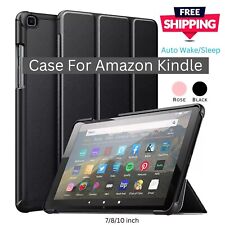 Case For Amazon Kindle Fire HD 7" 8" 10" Plus Tablets Smart Leather Stand Cover