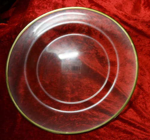 Set gold rim glass - a,