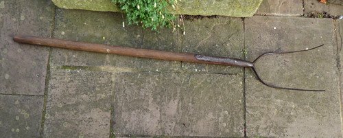 Vintage pitch fork - pitch,