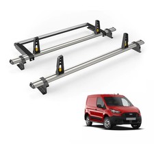 Ford Transit Connect 2013-2024 Roof Rack x2 Roof Bars & Roller Van Guard Plus