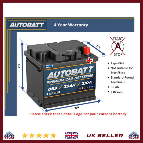 Battery fits bedford astramax - battery,