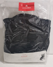 Maclaren Universal Footmuff Official Black Buggy Pram Cover Cosy Fleece