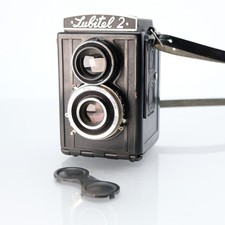 Lubitel 2 Medium Format Twin Lens Reflex Camera 6x6 TLR Vintage Soviet USSR Film