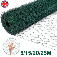 Chicken Wire Mesh Fencing Galvanised PVC Coated Rabbit Netting Fence Garden