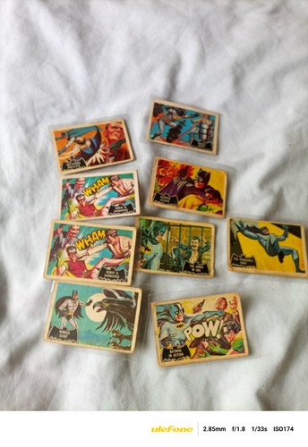 Batman 1966 bubblegum cards - batman,