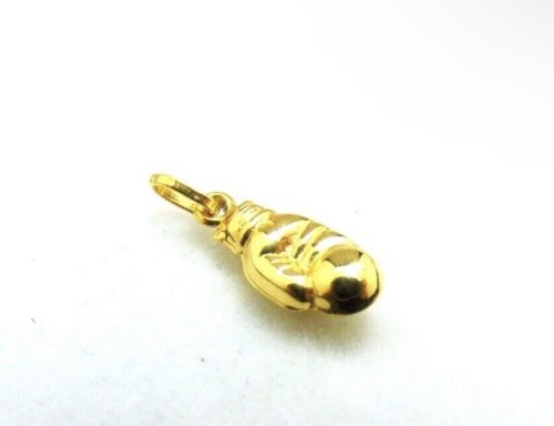 9ct gold boxing glove - gold,