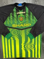 Original Umbro Manchester United 1997/1998 Goalkeeper Shirt Mens Extra Large XL