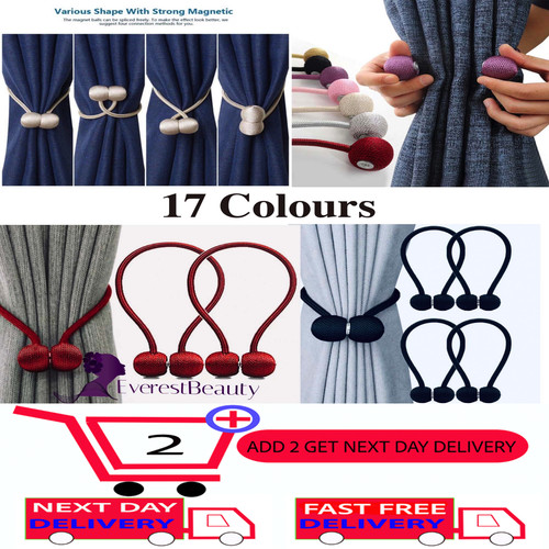 Pair magnetic curtain - pair, tie