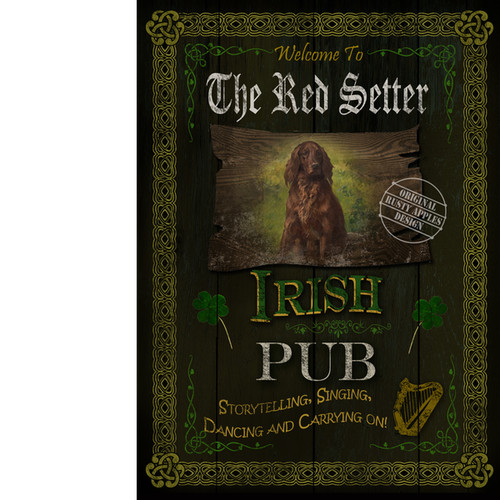 The red setter irish - red,