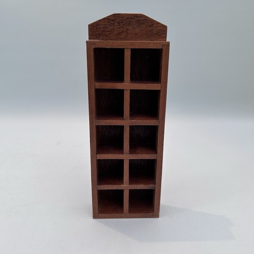 Thimble display case wooden - thimble,