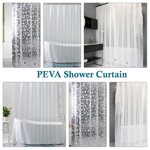 Clear plastic bathroom shower - clear,