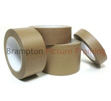 Picture Framing Self Adhesive Brown Craft Professional Frame Backing Tape 50m