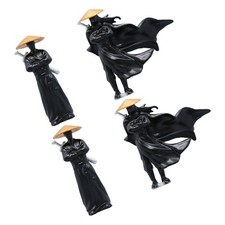  4 Pcs Mini Garden Statue Bonsai Landscaping Ornaments Chinese Ancient Figure