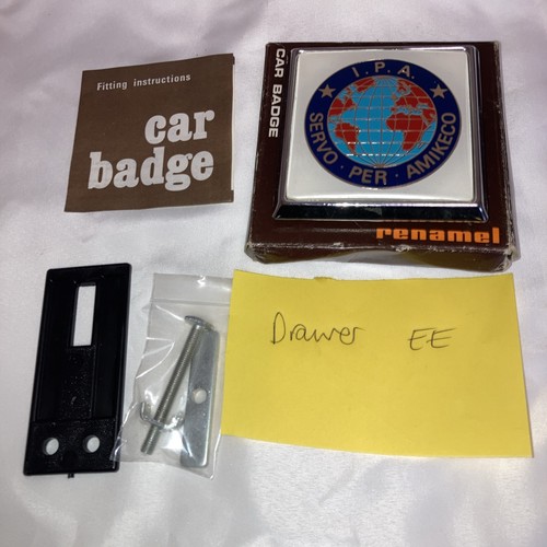 Vintage car badge - vintage,