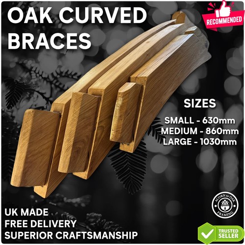 Standard curved oak brace - standard,