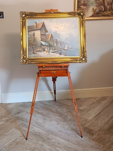 Vintage portable wooden - portable, art